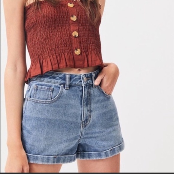PacSun Pants - Denim mom shorts